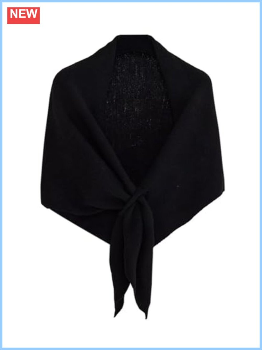 Wool Blend Knitted Shawl Wrap Tie Detail Evening Wedding Women